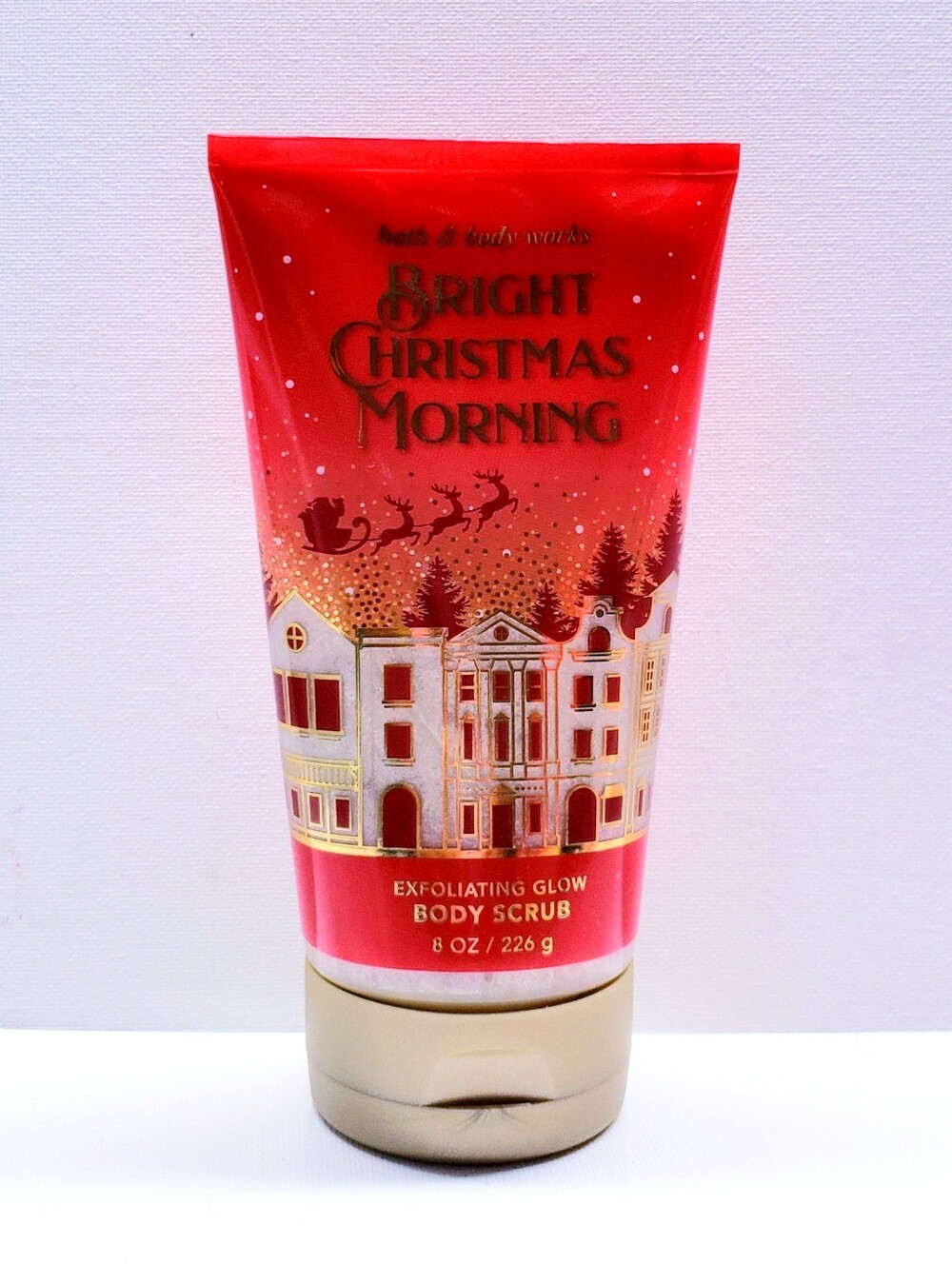 Bath & Body Works BRIGHT CHRISTMAS MORNING Exfoliating Glow Body Scrub, 8 Oz